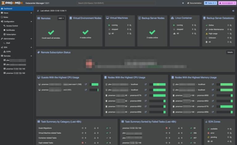 Proxmox Datacenter Manager 1.0: the new “command center” for Proxmox environments at Stackscale