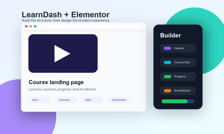 How to Set Up Your Course Website Using LearnDash and Elementor