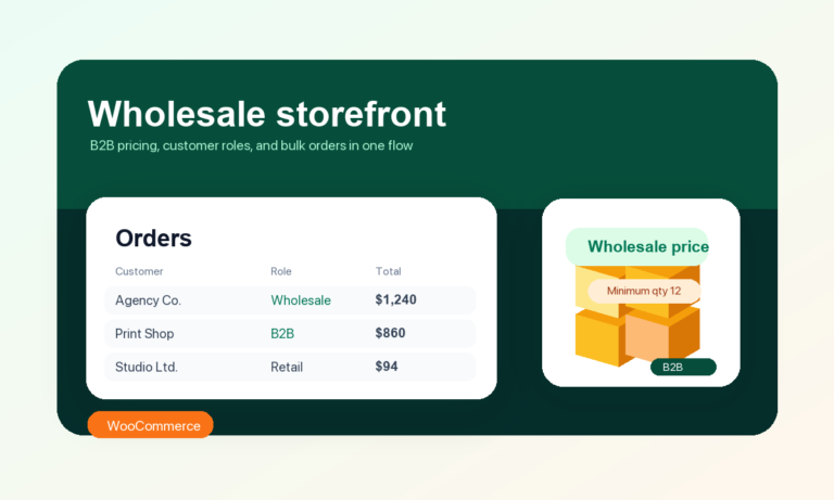 WooCommerce Wholesale: How to Build a B2B Store