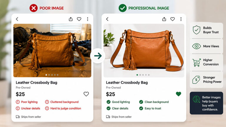 Better Product Images Build Buyer Trust in Resale Marketplaces